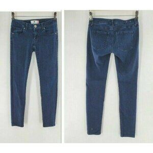 Cabi Skinny Jeans Stretch Blue - Women's sz 0 Cotton / Spandex